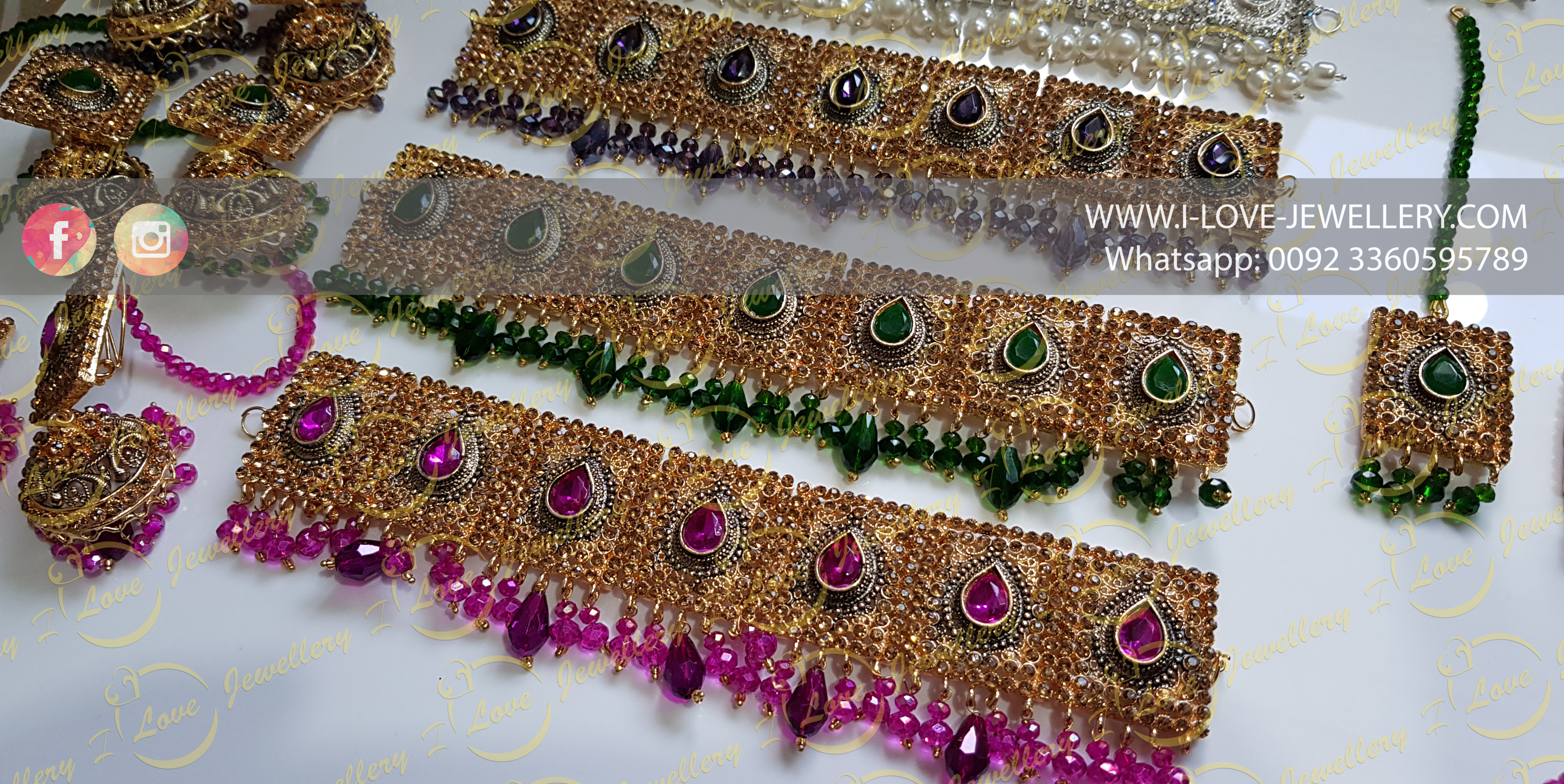 Pakistani choker - maroon choker - Champagne choker - silver choker - party chokers - bridal chokers - mehndi jewellery - Pakistani wedding jewellery - Pakistani bridal jewellery - wholesale Pakistani jewellery - bespoke Pakistani jewellery