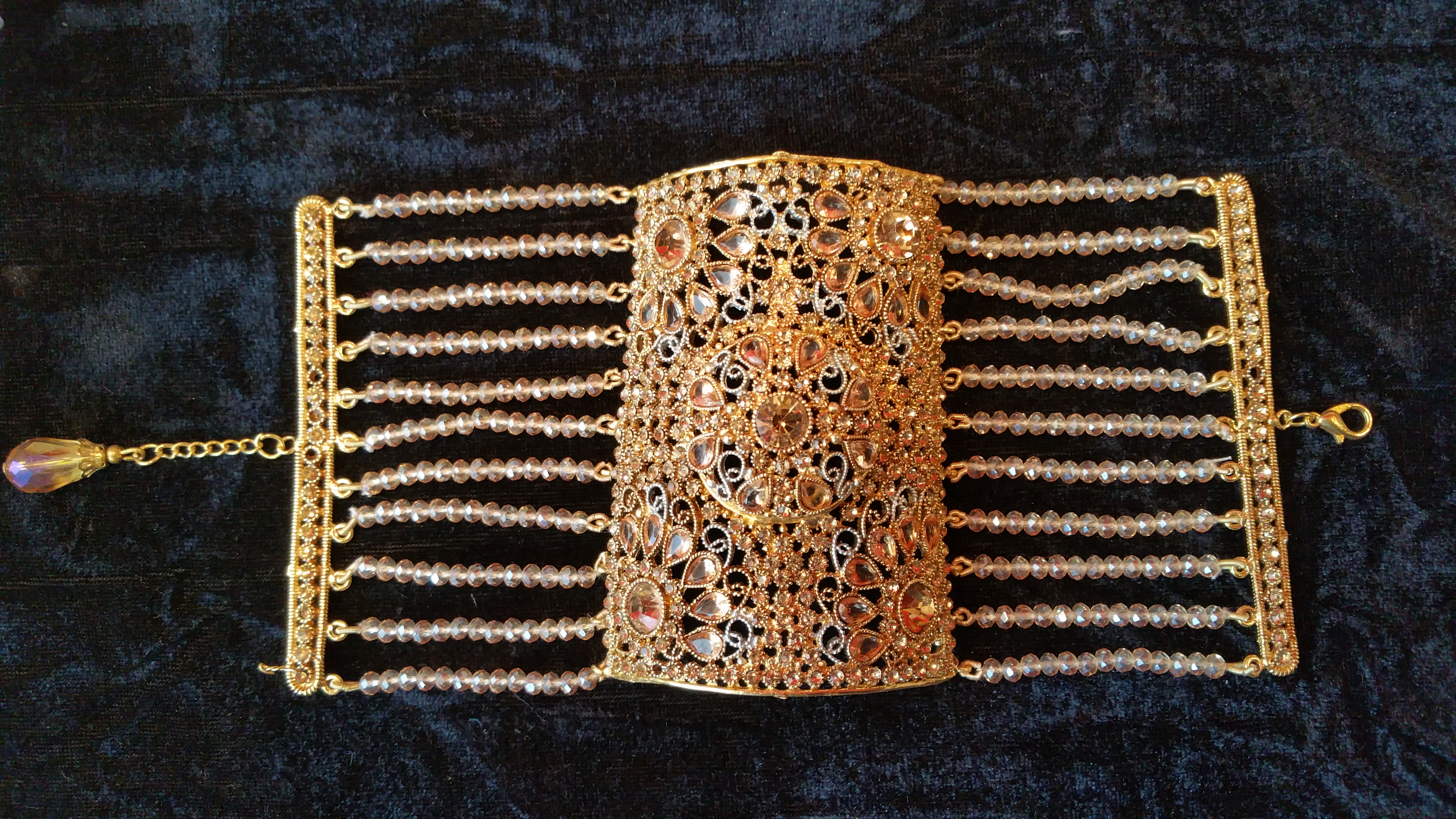 kalai bracelet - golden kalai bracelet - wholesale Pakistani jewellery - bespoke Pakistani jewellery