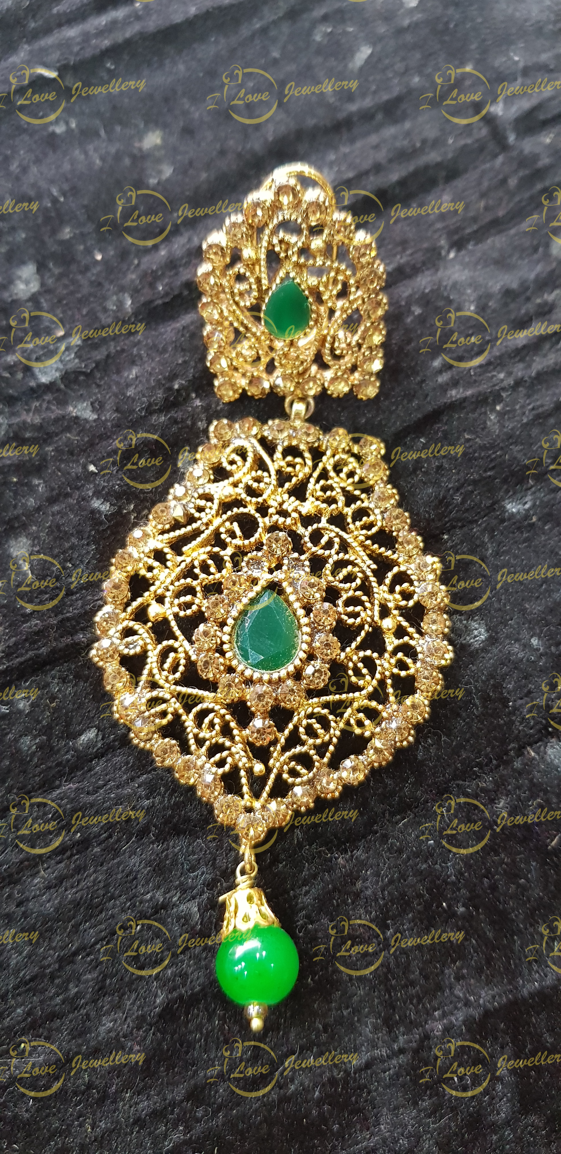 Party earrings - golden earrings - mixed earrings - bridal earrings - wedding earrings - party earrings - wholesale Pakistani jewellery - bespoke Pakistani jewellery